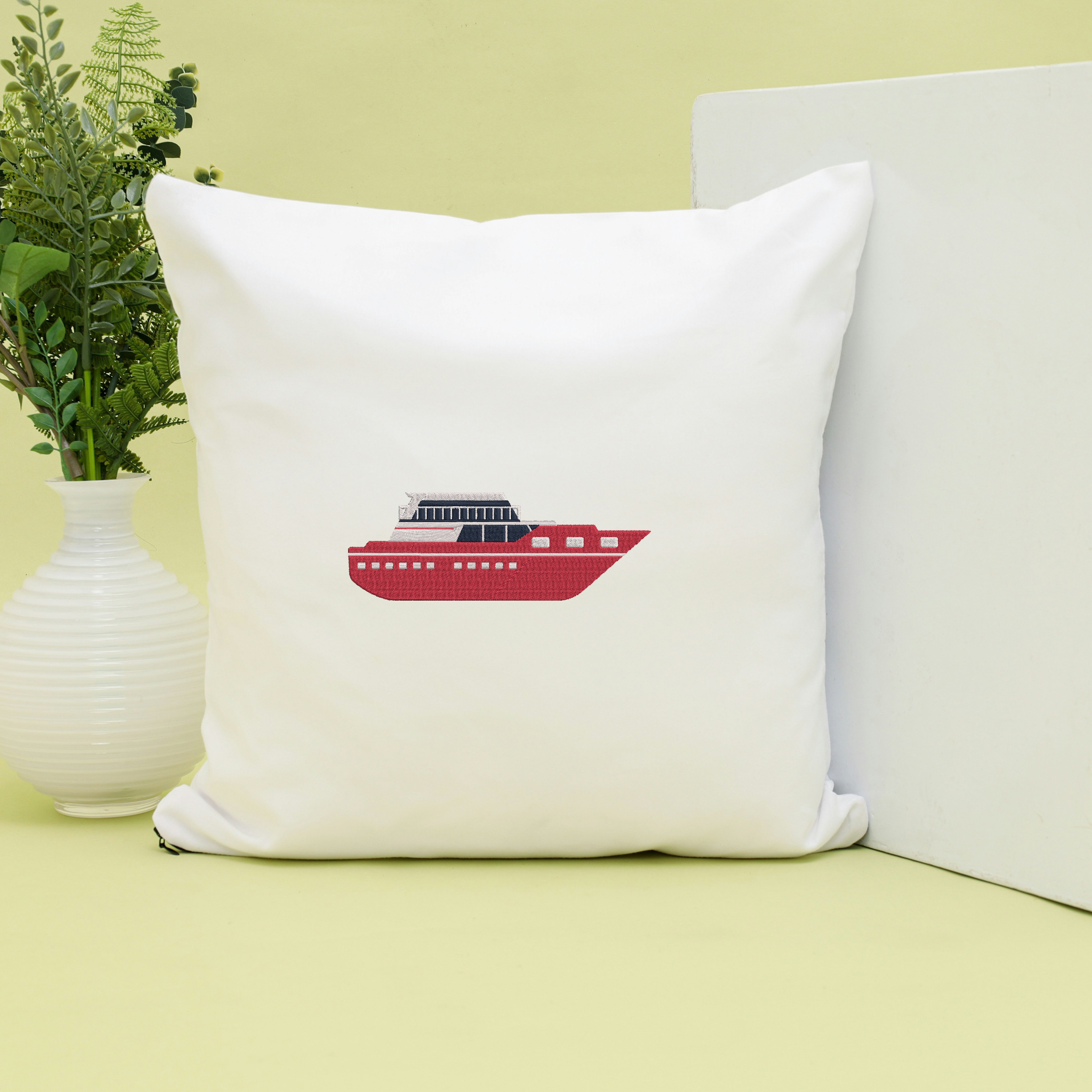 Cruise Ship Embroidery Bundle, Yacht Machine Embroidery File, Instant Download thumbnail 4