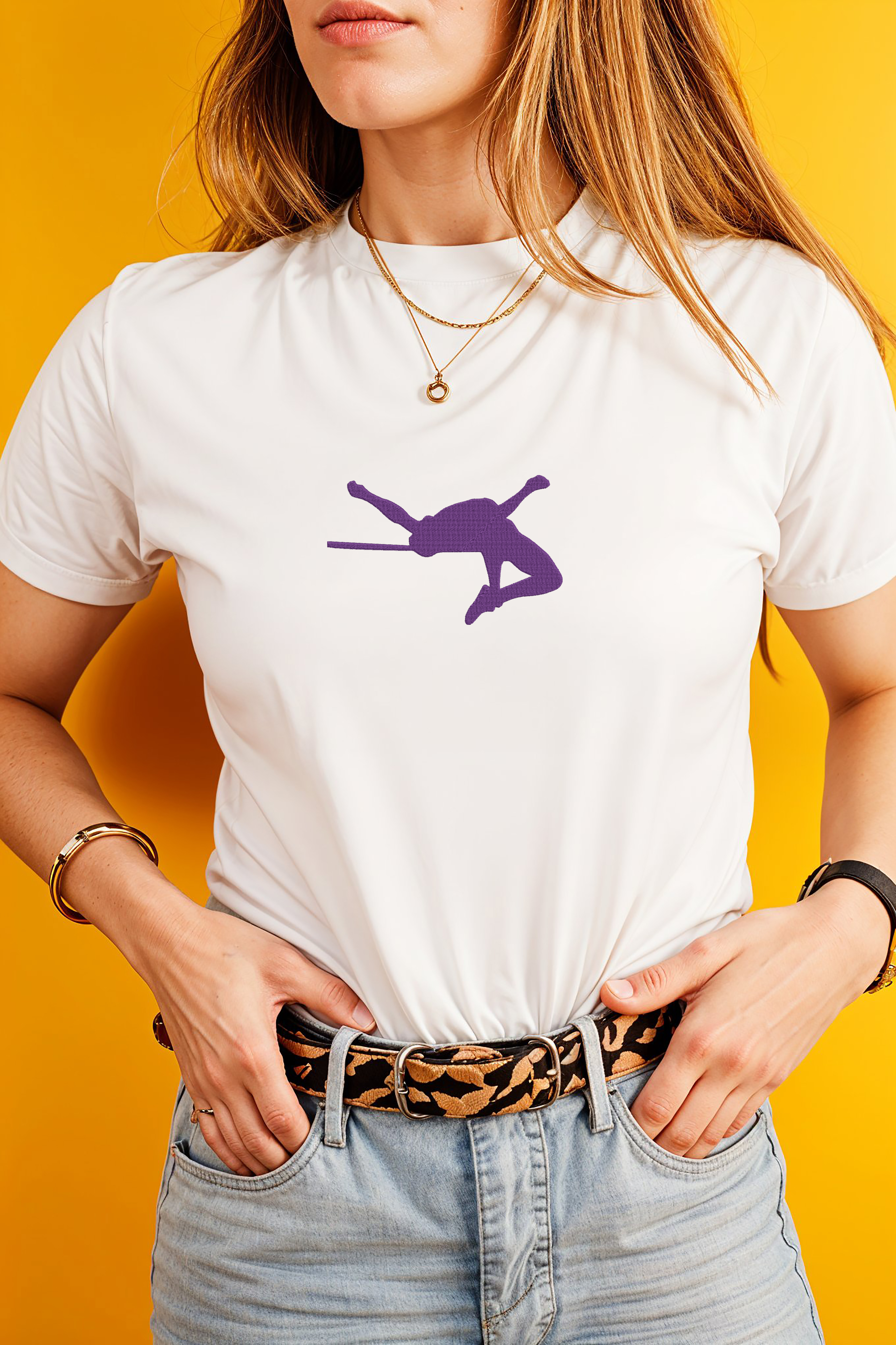 Hurdler Silhouette Machine Embroidery Designs, 9 Designs thumbnail 3