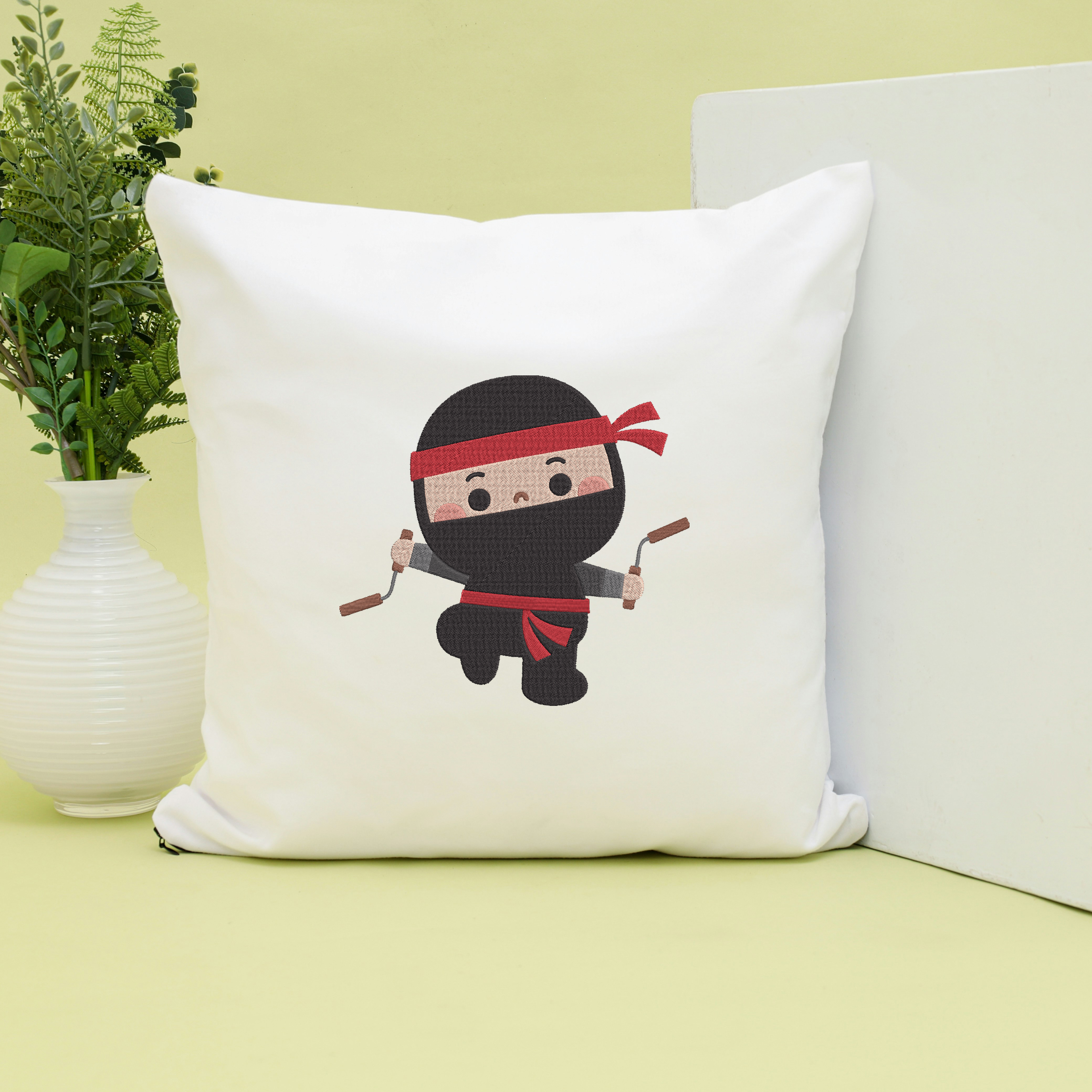 Cute Ninja Embroidery Bundle, Ninja Machine Embroidery Designs, Martial Arts Embroidery Files, Kids Ninja Embroidery Set thumbnail 7