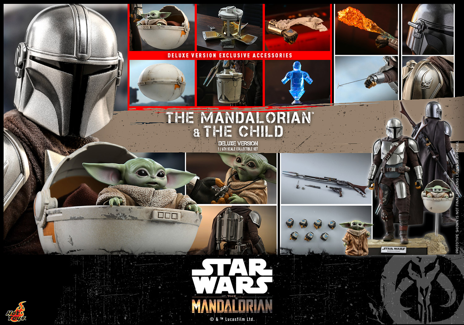 The Mandalorian - Mandalorian & The Child Set [With Bonus Accessories]