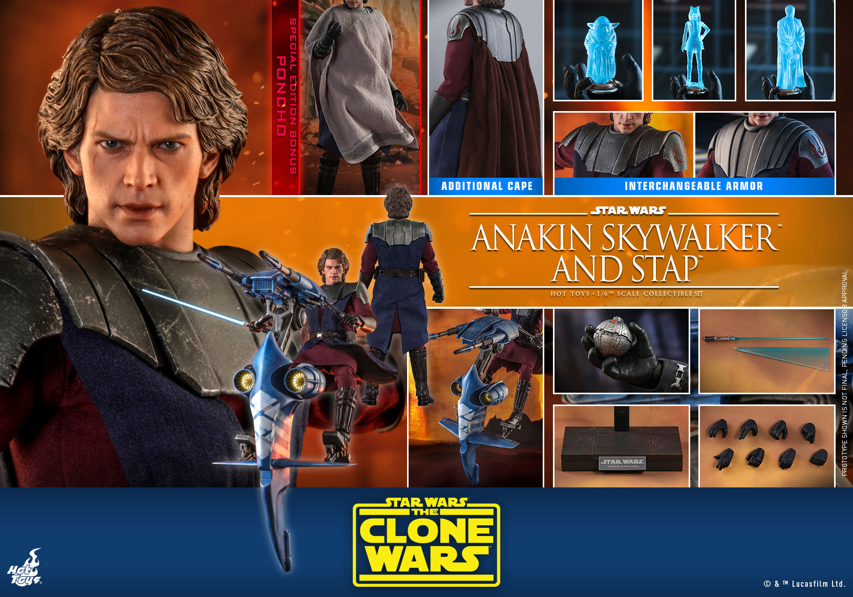 Star Wars: The Clone Wars - Anakin Skywalker & STAP [With Bonus Accessory]