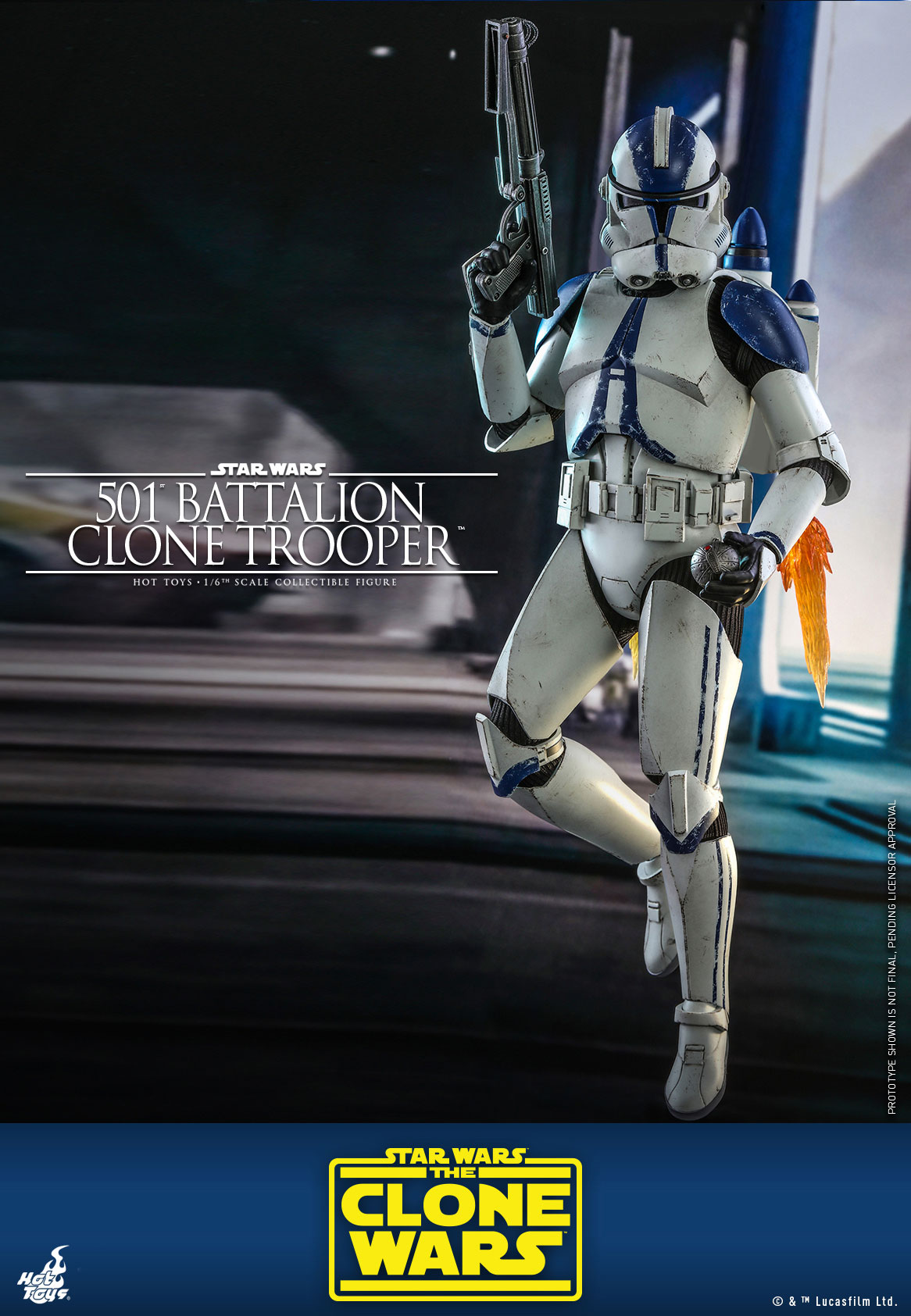 Star Wars: The Clone Wars - 501st Battalion Clone Trooper