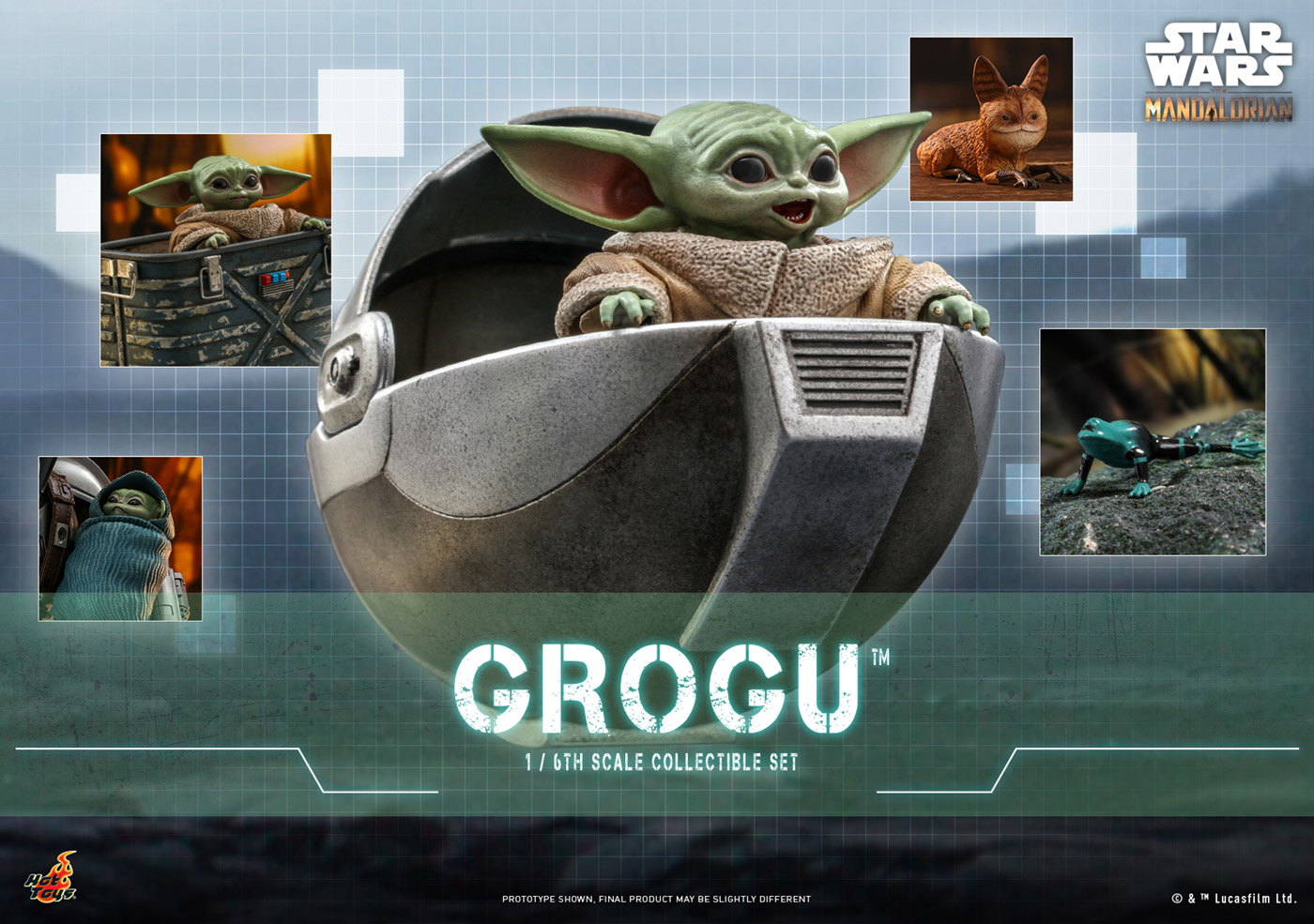 The Mandalorian - Grogu Collectible Set