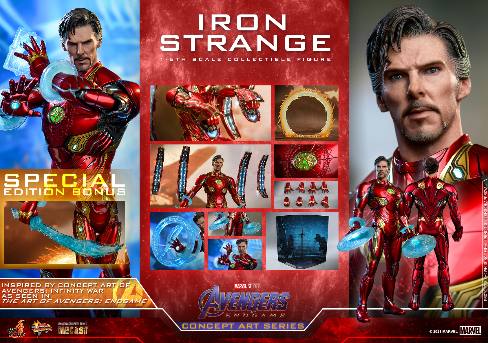 Avengers: Endgame - Concept Art Series: Iron Strange [With Bonus Accessories]