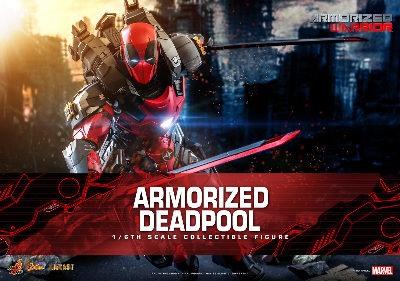 Marvel Comics - Armorized Warrior Collection: Armorized Deadpool