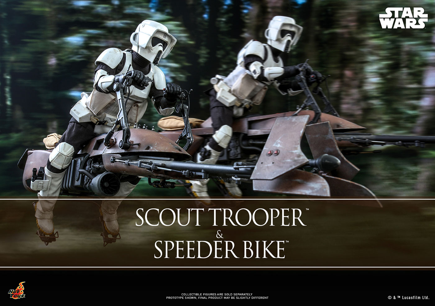 Star Wars / Episode VI Return Of The Jedi - Scout Trooper & Speeder Bike