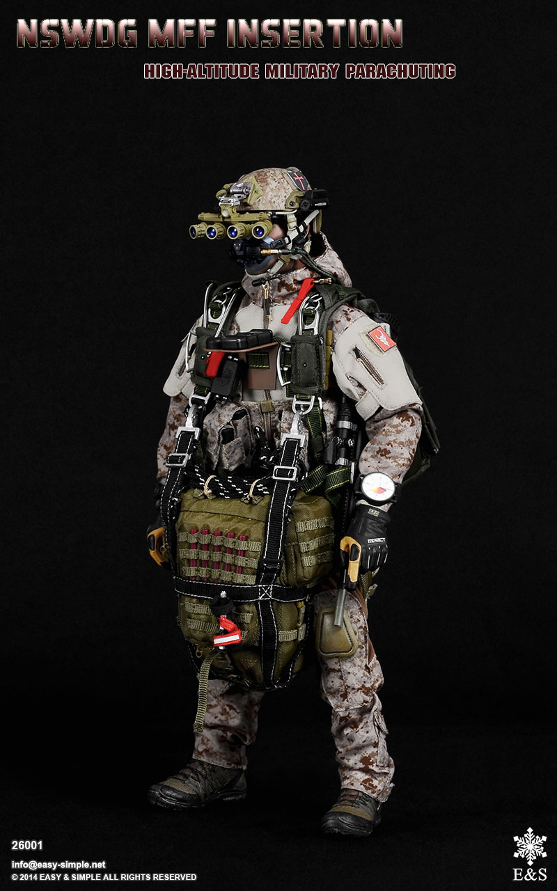 NSWDG NFF INSERTION--High Altitude Military Parachuting
