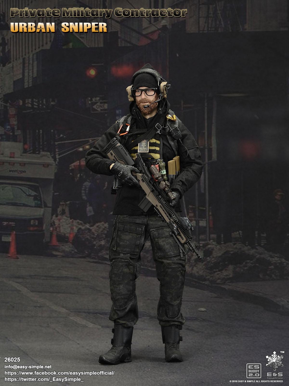 Private Military Contractor Urban Sniper