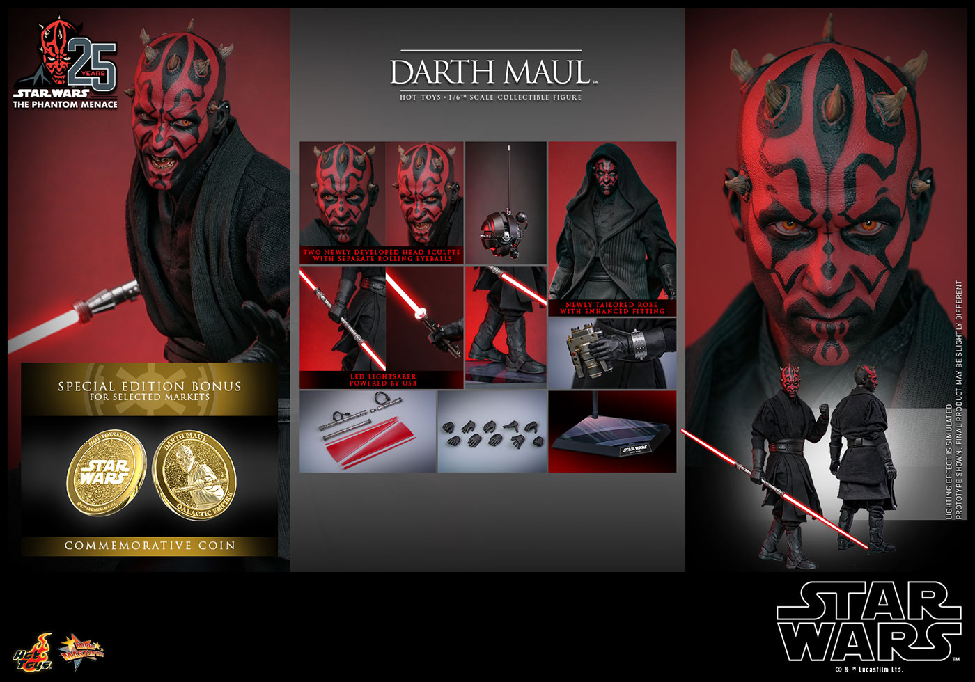 Star Wars / Episode I The Phantom Menace - Darth Maul (2.0) [With Bonus Accessory]