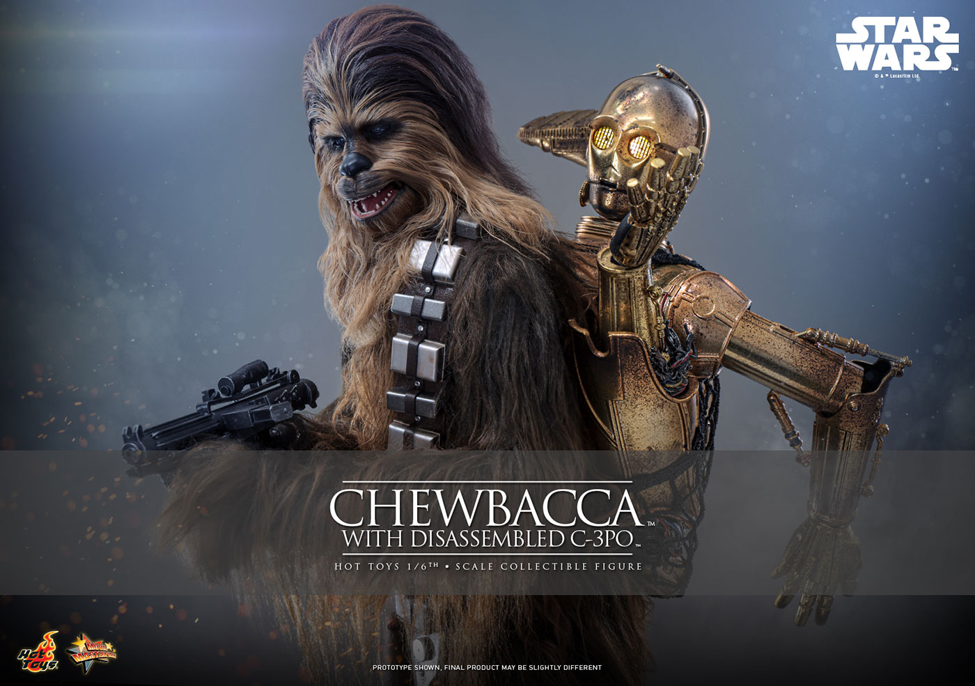 Star Wars / Episode V The Empire Strikes Back - Chewbacca & C-3PO (Disassembled)