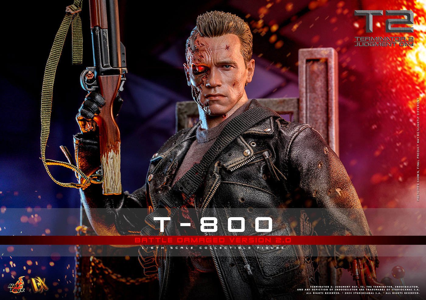 Terminator 2: Judgment Day - T-800 (Battle Damaged Version 2.0)