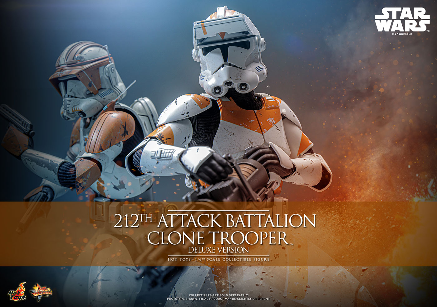 Star Wars: Revenge of the Sith - 212th Attack Battalion Clone Trooper (Deluxe Version)
