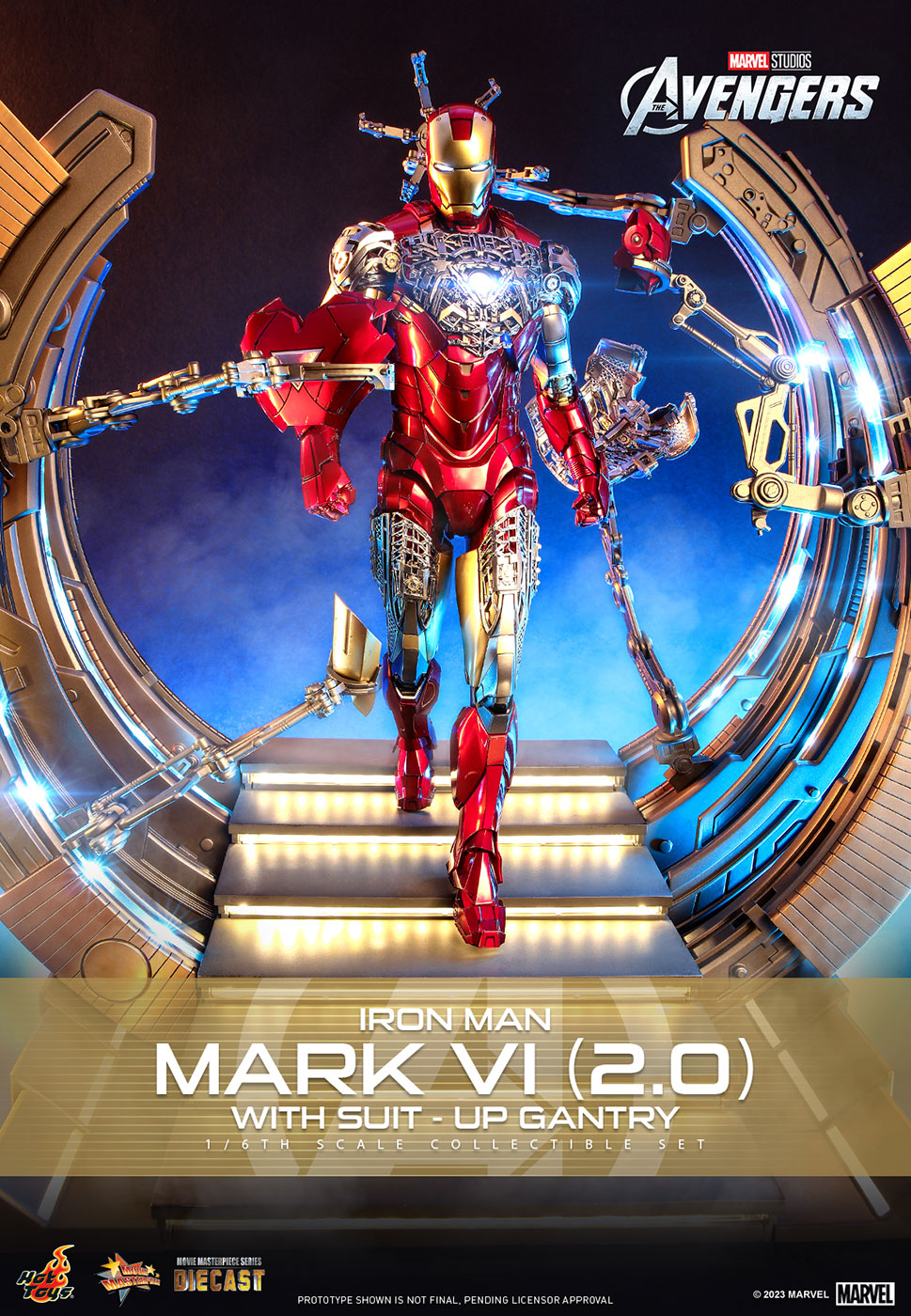 The Avengers - Iron Man Mark 6 (Version 2.0) [With Suit-Up Gantry]