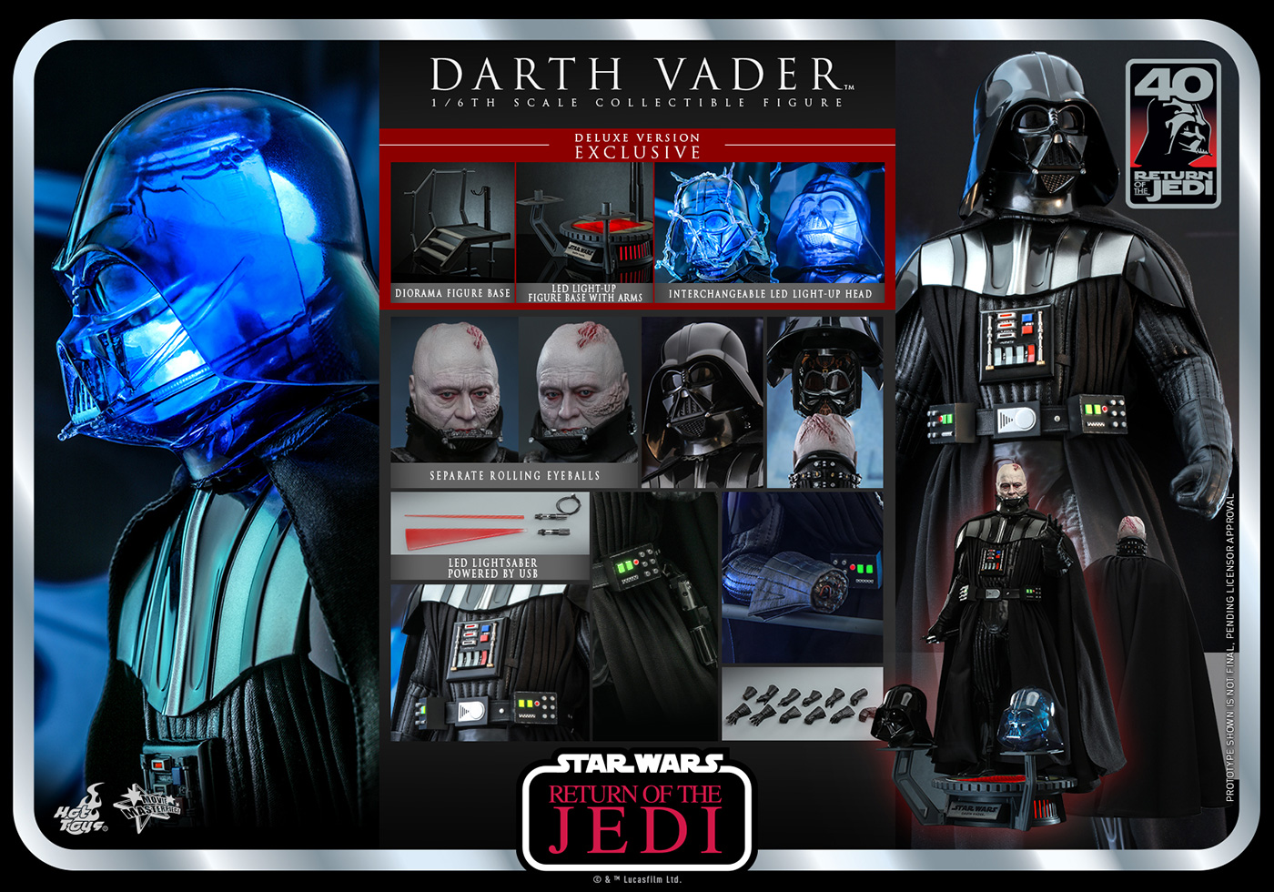 Star Wars / Episode VI Return Of The Jedi - Darth Vader [With Bonus Accessories]