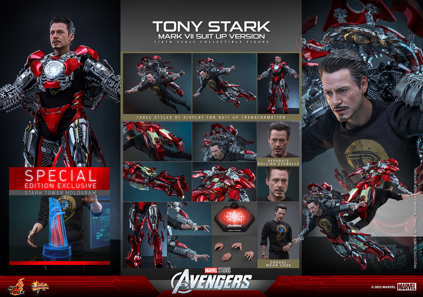 Avengers - Tony Stark (Mark 7 Suit Up Version) [With Bonus Accessory]