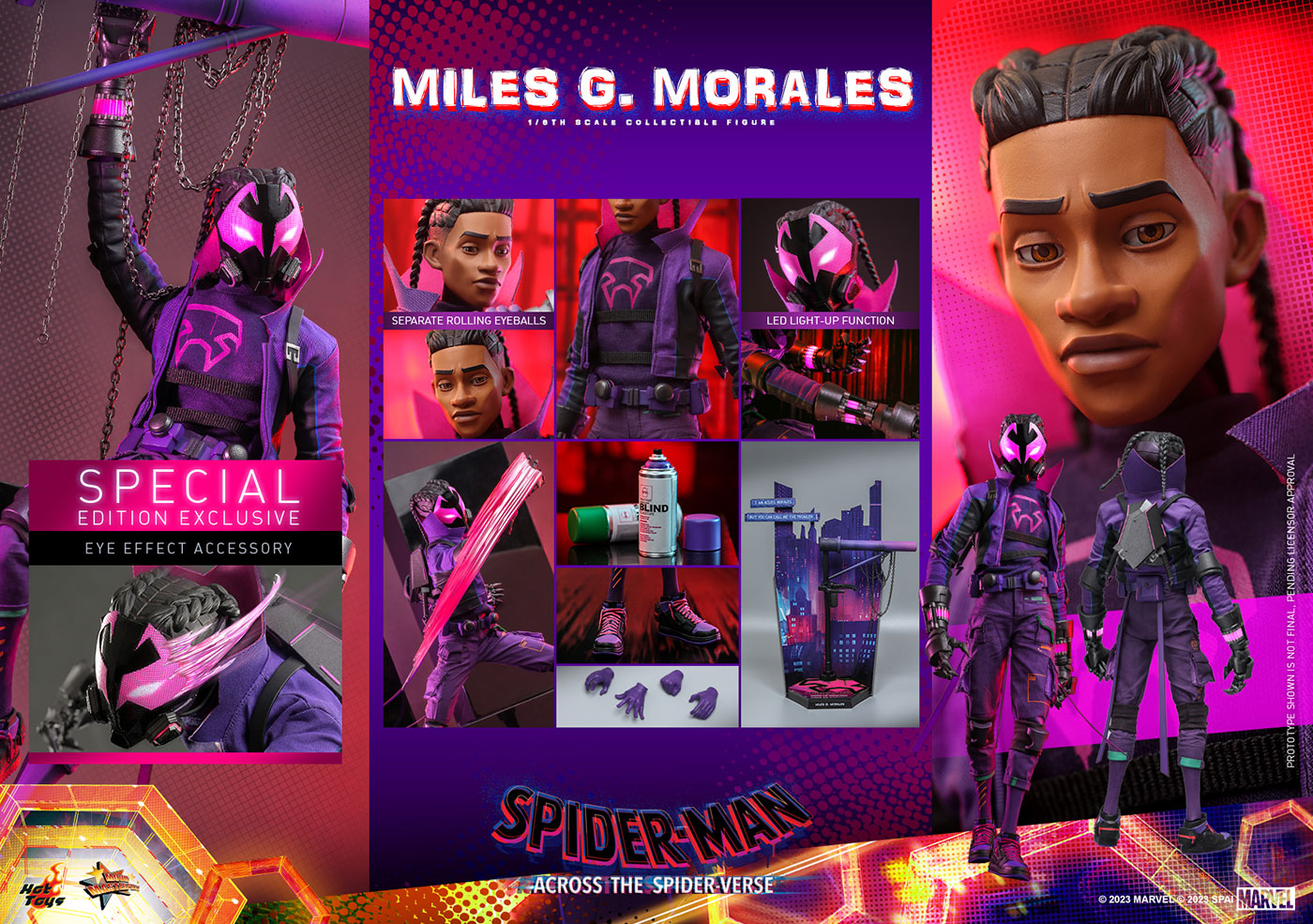 Spider-Man: Across the Spider-Verse - Miles G. Morales [With Bonus Accessory]
