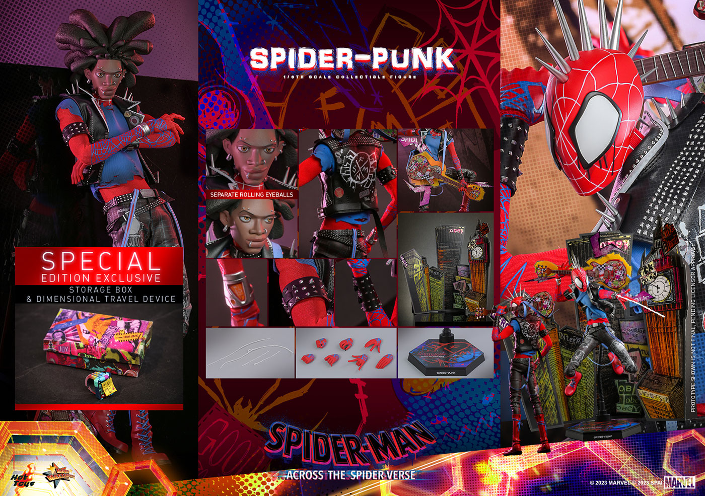 Spider-Man: Across the Spider-Verse - Spider-Punk [With Bonus Accessories]