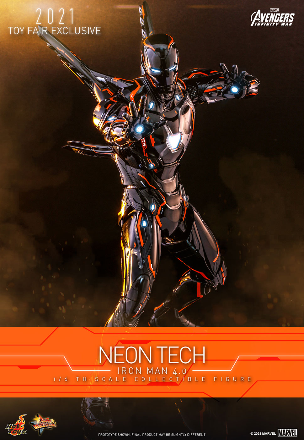 Avengers: Infinity War - Mark 50 (Neon Tech / Orange Version)