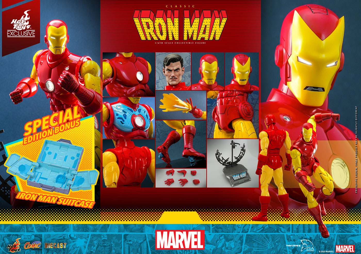 Marvel Comics - Iron Man (Classic Version) [With Bonus Accessory]