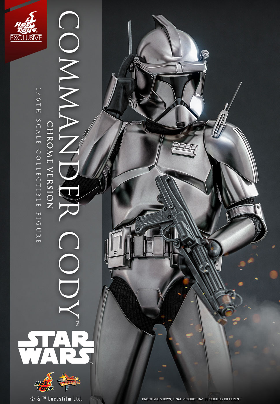 Star Wars / Episode III Revenge of the Sith - Commander Cody (Chrome Version)