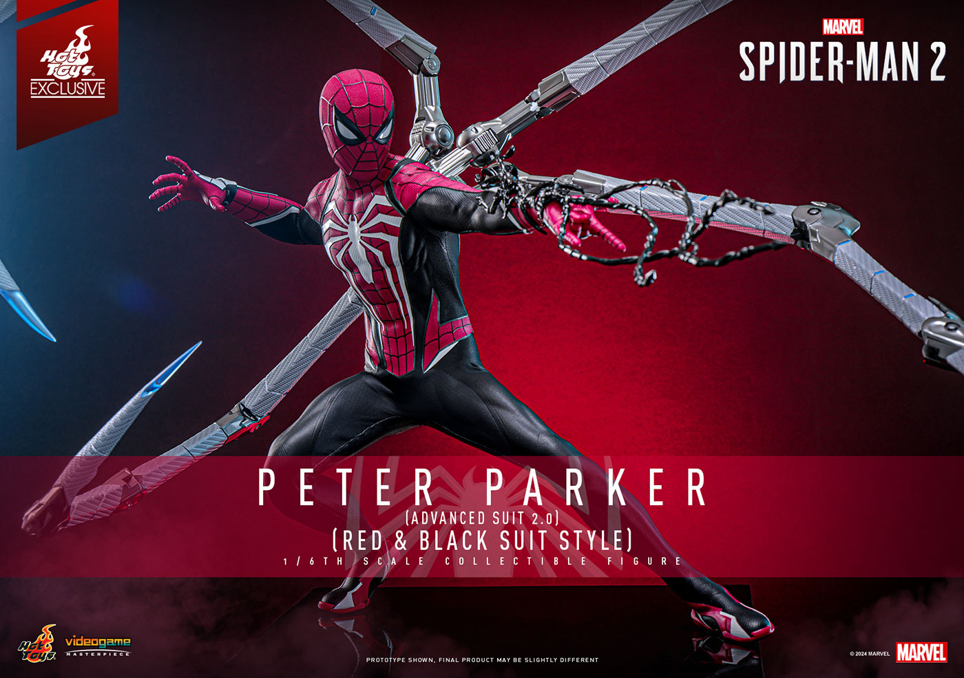 Marvel's Spider-Man 2 - Peter Parker (Advanced Suit 2.0 / Red and Black Suit Style)