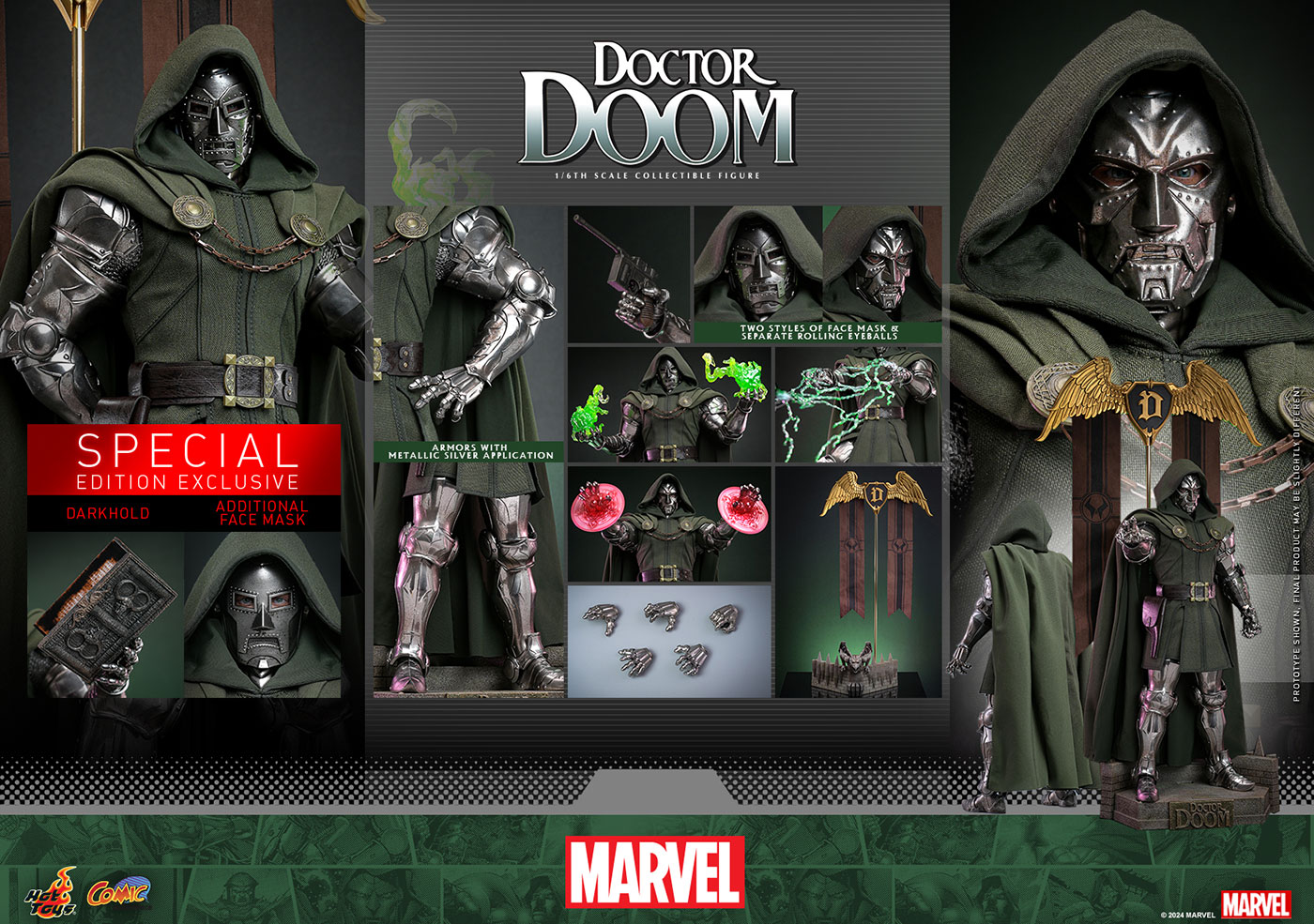 Marvel Comics - Doctor Doom [With Bonus Accessories]