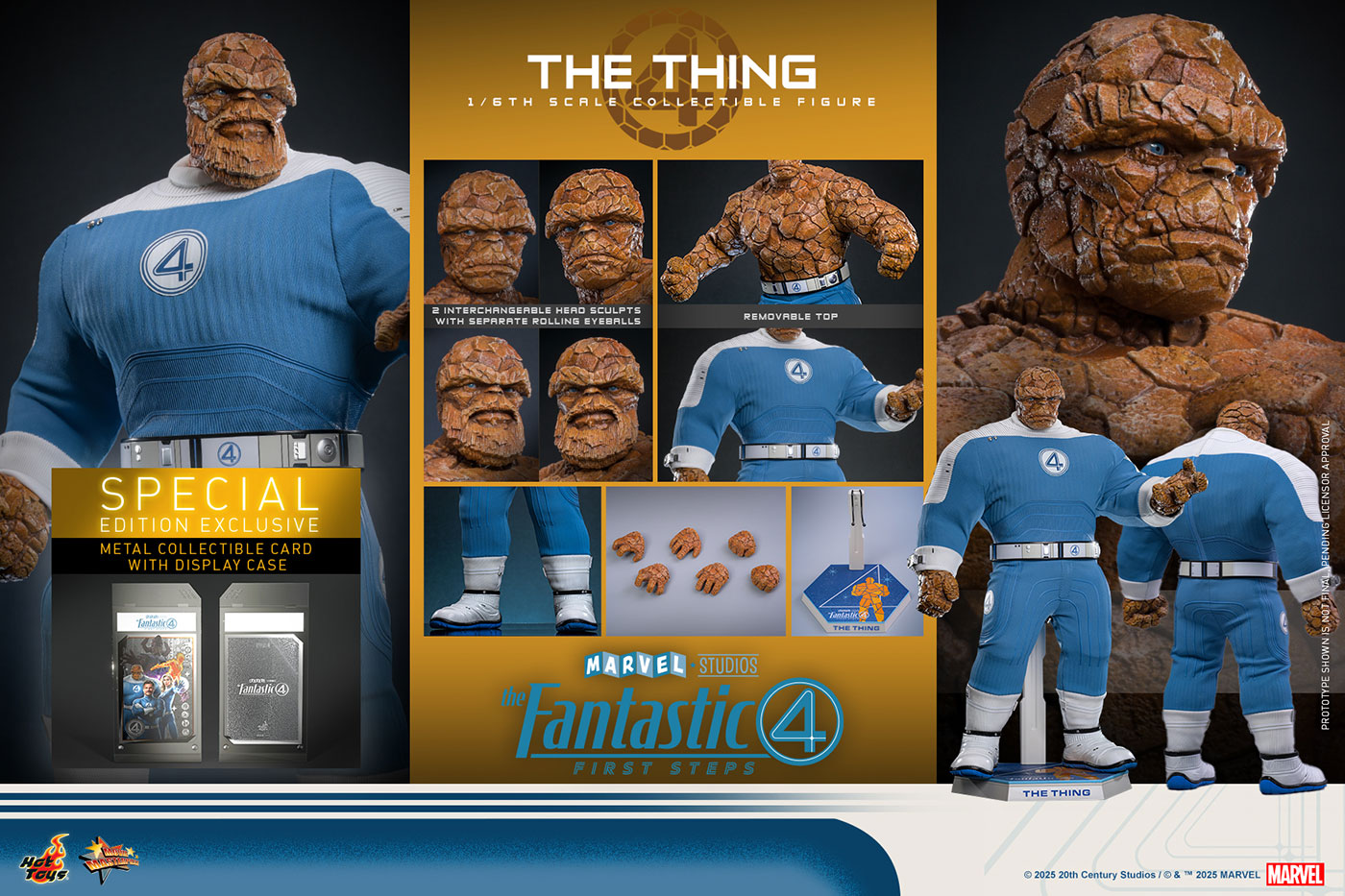 The Fantastic Four: First Steps - The Thing [With Bonus Accessory]