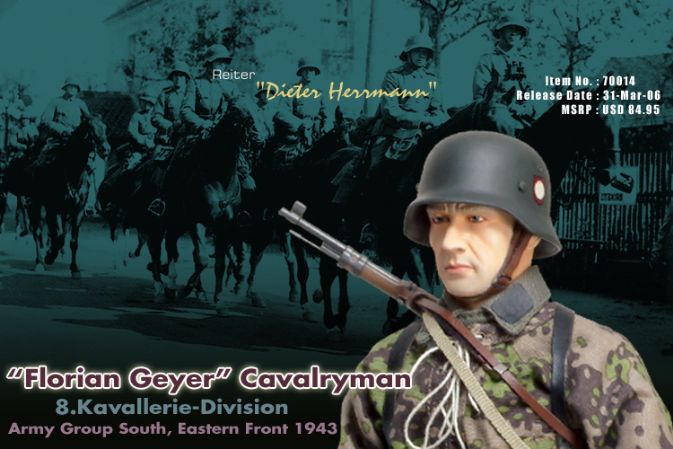"Dierter Hermann & Pfeil", "Florian Geyer" Cavalryman, 8.Kavallerie-Division, Army Group South, Eastern Front 1943 (Reiter)