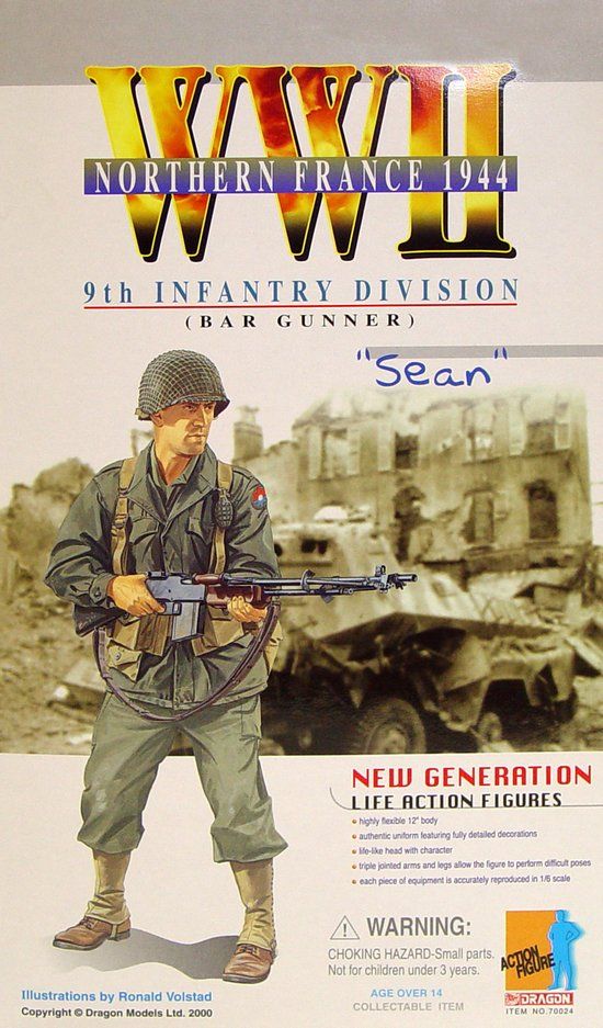 "Sean O'Brien", U.S. Army 9th Infantry Division BAR Gunner, Northern France 1944