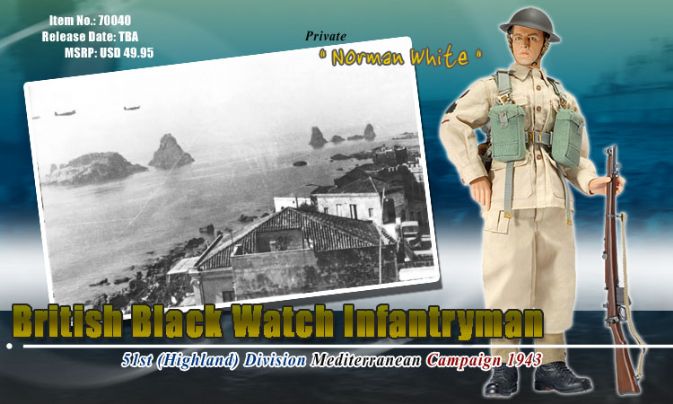 "Norman White" British Black Watch Infantryman 51st (Highland) Division, Mediterranean Campaign 1943 (Private)
