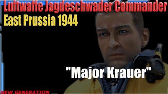 "Major Krauer", Luftwaffe Jagdgeschwader Commander, East Prussia 1944