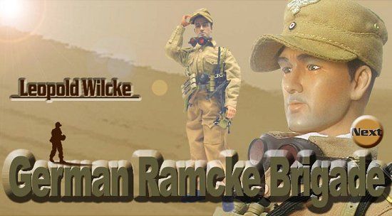 "Leopold Wilcke", German Ramcke Brigade, Libya 1942 (Unterfeldwebel)