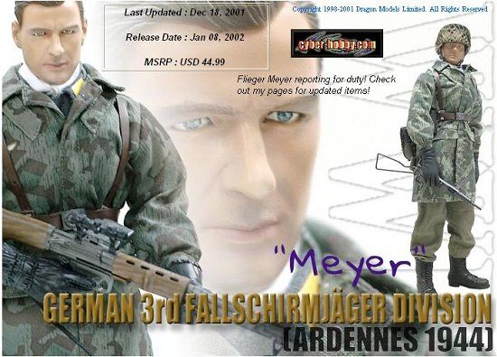 "Meyer", 3rd Fallschirmjager Division, Ardennes 1944 (Feldwebel)