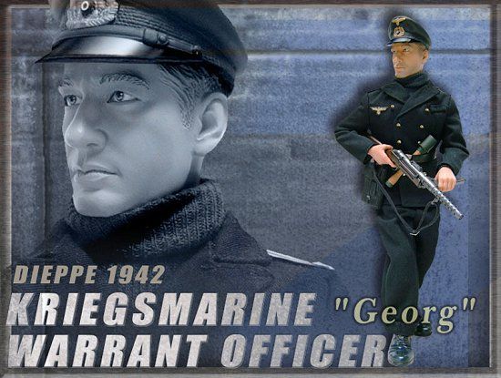"Georg Bruckner", Kriegsmarine Warrant Officer, Dieppe 1942