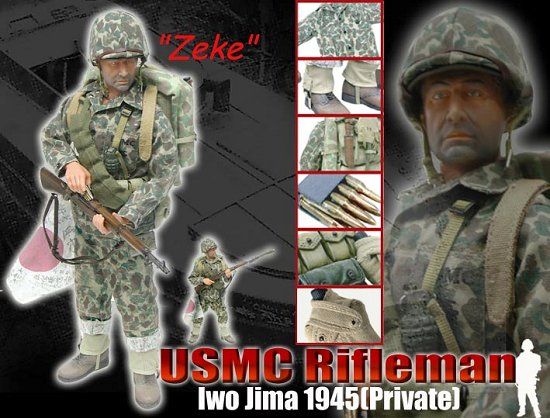 "Zeke Emerson", USMC Rifleman, Iwo Jima 1945 (Private)