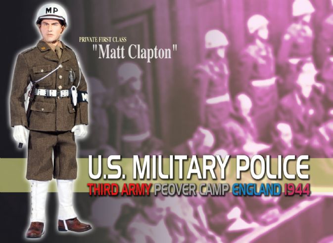 "Matt Clapton", U.S. Military Police, Third Army, Peover Camp, England 1944 (Private First Class)