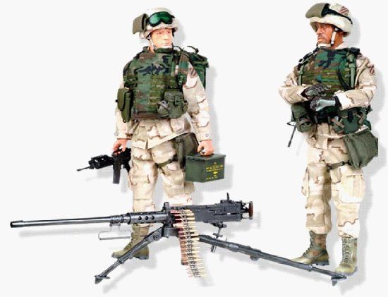 "Pollack & Jackson", M2 .50cal Heavy Machine Gun Team, 2nd Brigade, 3rd Infantry Division, Downtown Baghdad