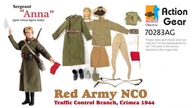 1/6 Dragon Original Action Gear for Sergeant "Anna", Red Army NCO, Traffic Control Branch, Crimea 1944 [70283AG]