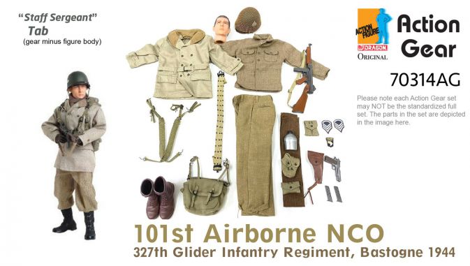 1/6 Dragon Original Action Gear for Staff Sergeant "Tab", 101st Airborne NCO, 327th Glider Infantry Regiment, Bastogne 1944 [70314AG]