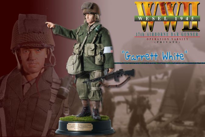 "Garrett White", U.S. 17th Airborne BAR Gunner, Operation Varsity, Wesel 1945 (Private)