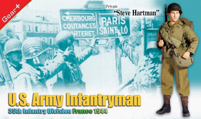 "Steve Hartman", U.S. Army Infantryman, 35th Infantry Division, France 1944 (Private)