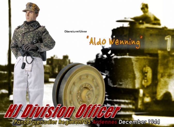 "Aldo Wenning", HJ Division Officer, Panzergrenadier Regiment 25, Ardennes 1944 (Obersturmfuhrer)