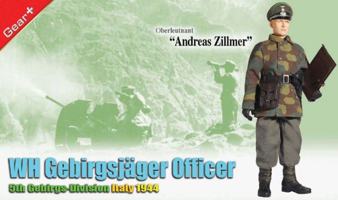 "Anders Zillmer", WH Gebirgsjager Officer, 5.Gebirgs-Division, Italy 1944 (Unterfeldwebel)