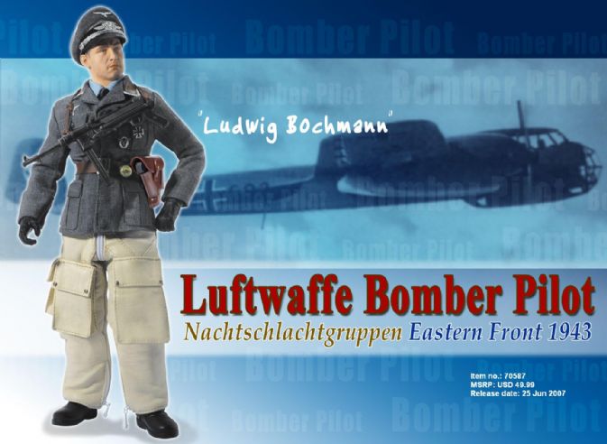 "Ludwig Bochmann", Luftwaffe Bomber Pilot, Nachtschlachtgruppen, Eastern Front 1943 (Major)