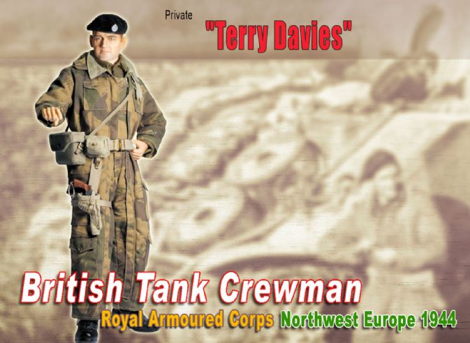 "Terry Davies", British Tank Crewman, Royal Armoured Corps, Northwest Europe 1944 (Private)