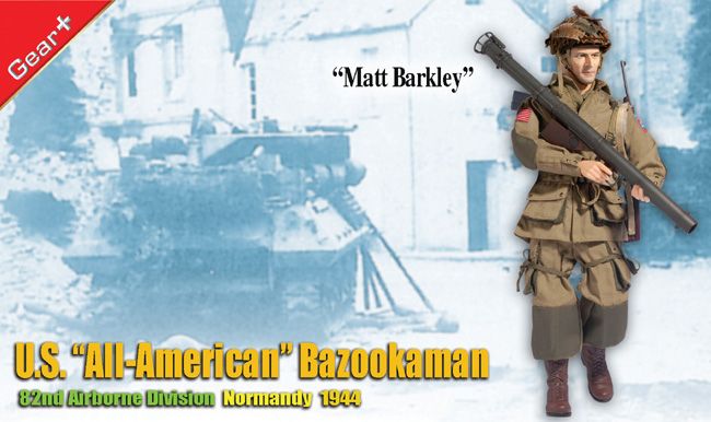 "Matt Barkley", U.S. "All-American" Bazookaman, 82nd Airborne Division, Normandy 1944