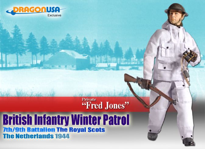 "Fred Jones", British Infantry Winter Patrol, 7th/9th Battalion, The Royal Scots, The Netherlands 1944 (Private)