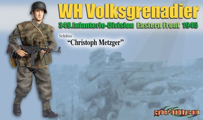 "Christoph Metzger", WH Volksgrenadier, 349.Infanterie-Division, Eastern Front 1945 (Schutze)