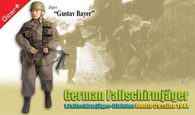 "Gustav Bayer", German Fallschirmjager, 1.Fallschirmjager-Division, Monte Cassino 1944 (Jager)