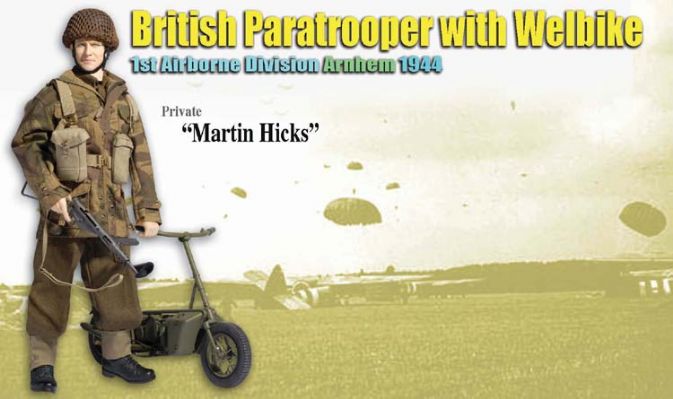 "Martin Hicks", British Paratrooper w/Welbike, 1st Airborne Division, Arnhem 1944 (Private)